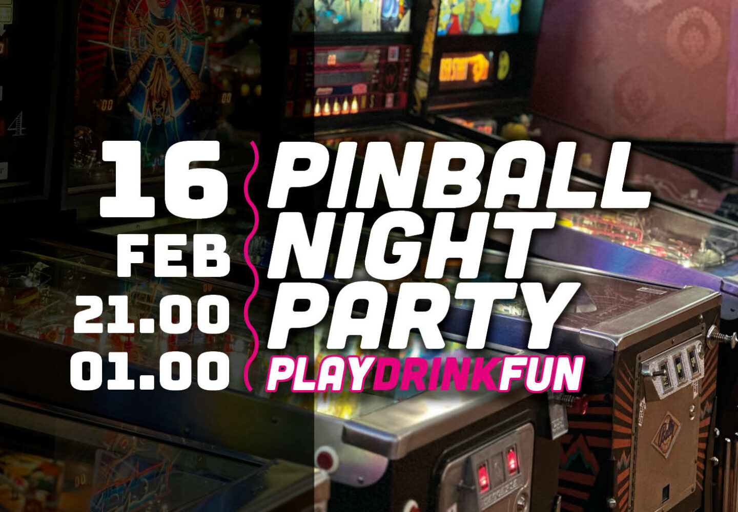 pinball nightr party 16 febbraio 2024 morlacchi