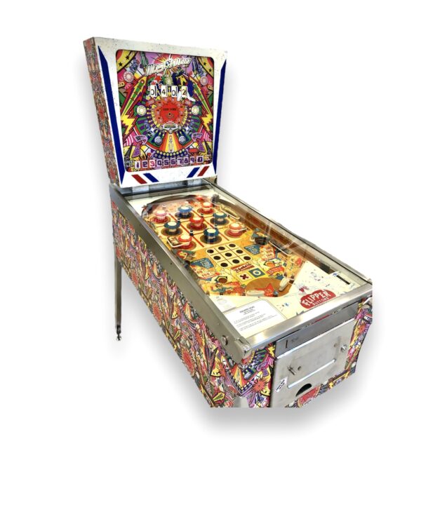 Pinball Square Head Gottlieb personalizzato Moschino